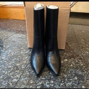 Elegant Black Women's Heeled Boots